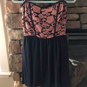 Mystic Glowing Places Strapless Dress